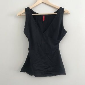 Spanx black wrap camisole